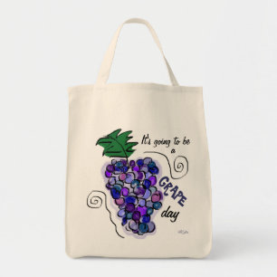 Whimsy Grapes Tote Bag