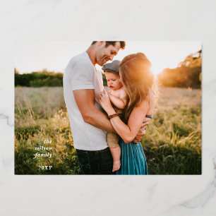 Whimsy Happy Holidays Modern Full Photo  