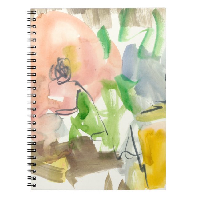 Whimsy in The Garden II Spiral Notebook (Front)