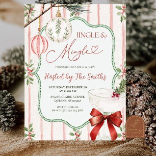 Whimsy Jingle and Mingle Invitation