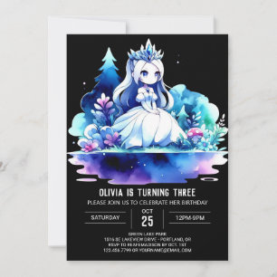 Whimsy Kids Princess Birthday Invitation