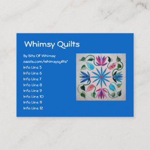 Whimsy Quilt Business Card