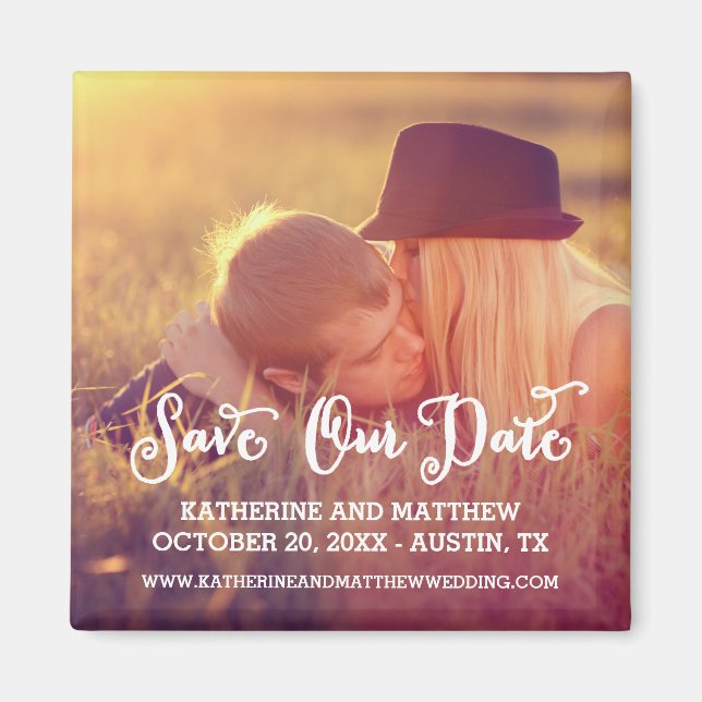 Whimsy | Save the Date Magnet (Front)