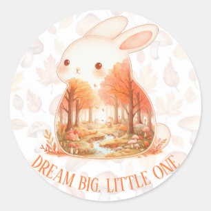 Whimsy Wilderness Critters - the Rabbit - Classic Round Sticker