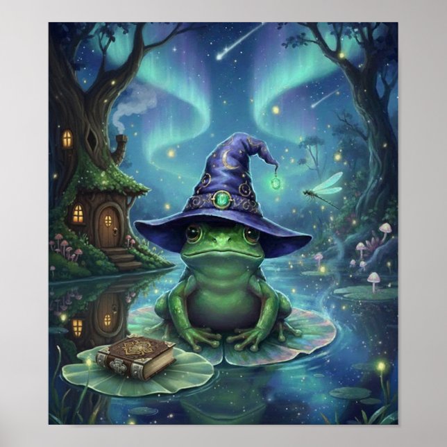 WhimsyFrogWizard Poster (Front)
