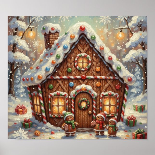 WhimsyGingerBreadHouse  Poster (Front)