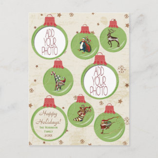 Whimsylicious Christmas - Photo Personalised Card