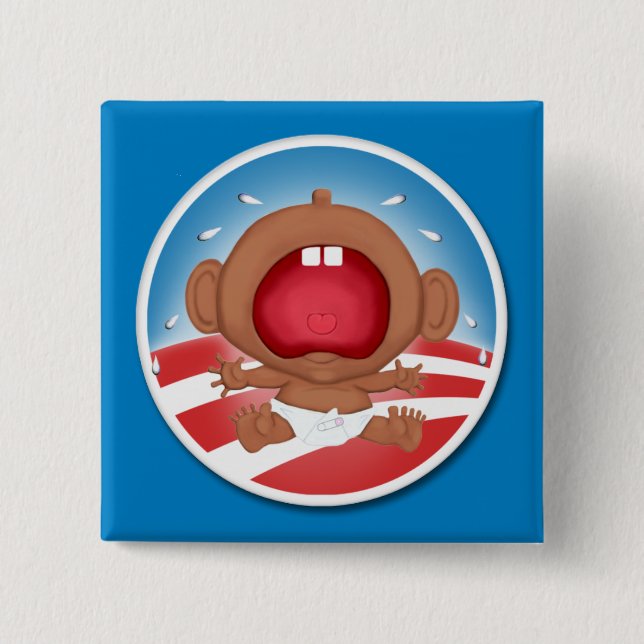 Whiner in Chief 15 Cm Square Badge (Front)