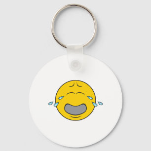 Whining Crying Face Key Ring