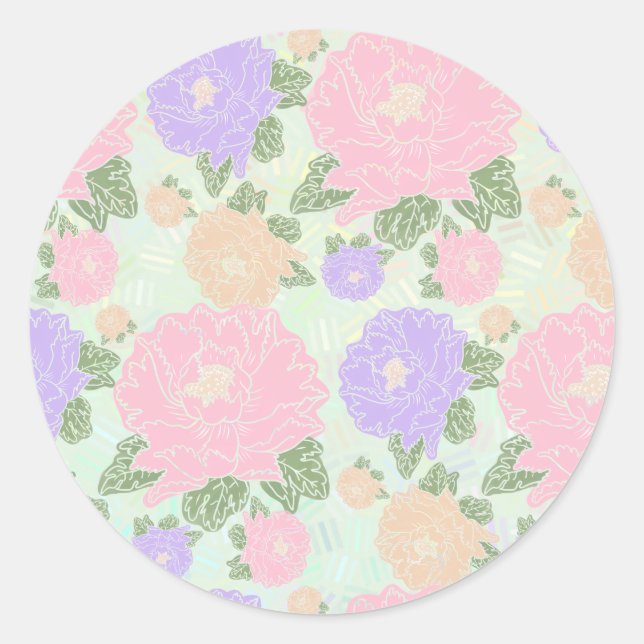 whip classic round sticker (Front)