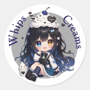 Whip Cream Memories Classic Round Sticker