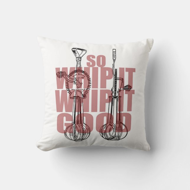 Whip It Good | Farmhouse Kitchen Beater Utensil Cushion (Front)