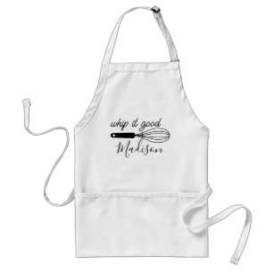 Whip It Good Funny Personalised Standard Apron