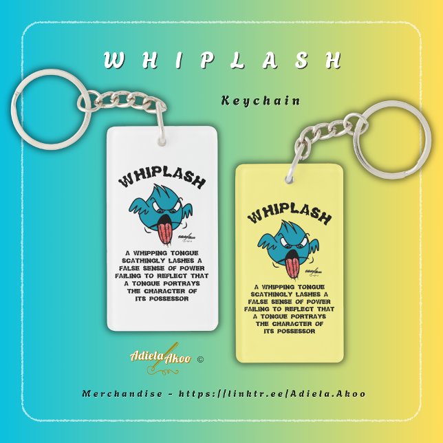 Whiplash Keychains by Poet Adiela Akoo (Whiplash Keychain by Poet Adiela Akoo. Shop my store for more fab finds & gr8t gift ideas. Shop Now!)