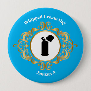 Whipped Cream Day Observance Button