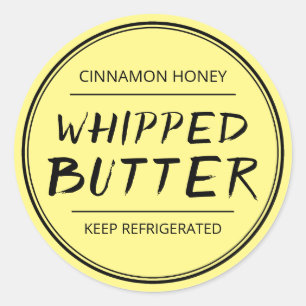Whipped Flavoued Butter Label For Gift Hampers