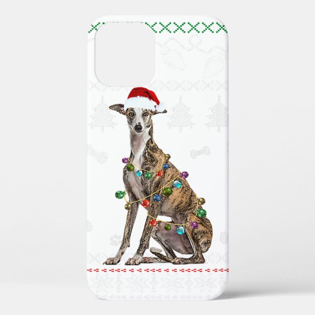 Whipper Dog | Christmas Lover Dog Gift Case-Mate iPhone Case (Back)