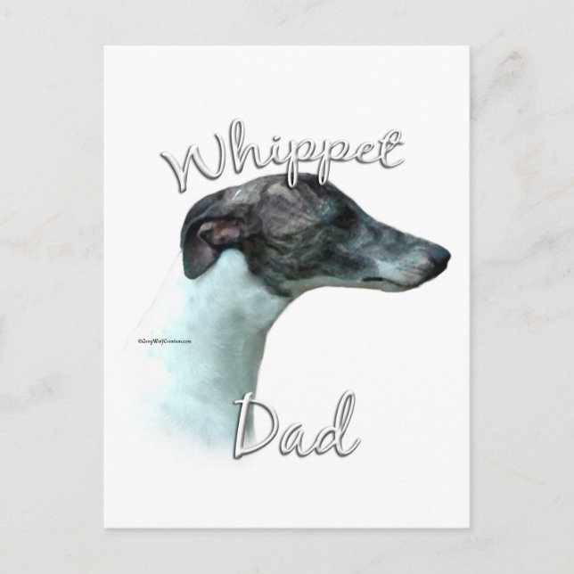 Whippet Dad 2 Postcard (Front)