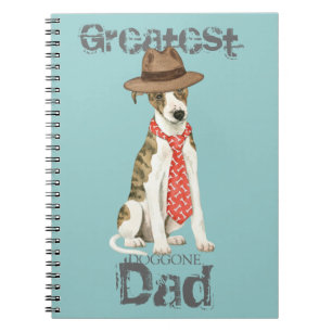 Whippet Dad Spiral Notebook