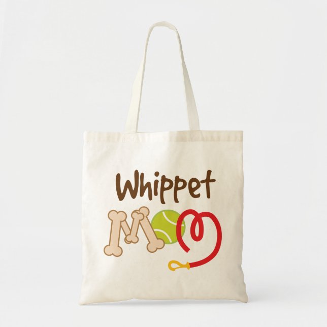 Whippet Dog Breed Mum Gift Tote Bag (Front)