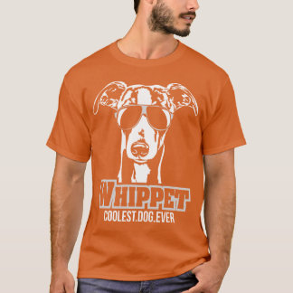 Whippet dog coolest dog ever dog mum retro retro T-Shirt