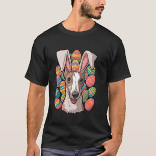 Whippet Dog Easter Bunny T-Shirt