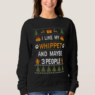 Whippet Dog Owner Whippet Ugly Christmas Sweater