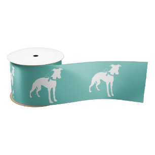 Whippet Dog Puppy Satin Ribbon