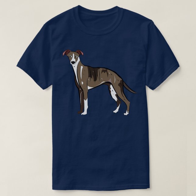 Whippet Dog T-Shirt (Design Front)