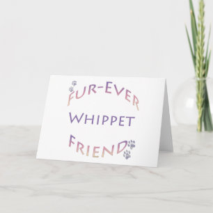 Whippet Furever Friend Card