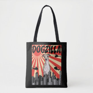 Whippet Gift | funny  japanese dogzilla whippet Tote Bag