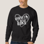 Whippet Girl Heart Funny Whippet Owner Dog Lover Sweatshirt<br><div class="desc">Whippet Girl Heart Funny Whippet Owner Dog Lover</div>