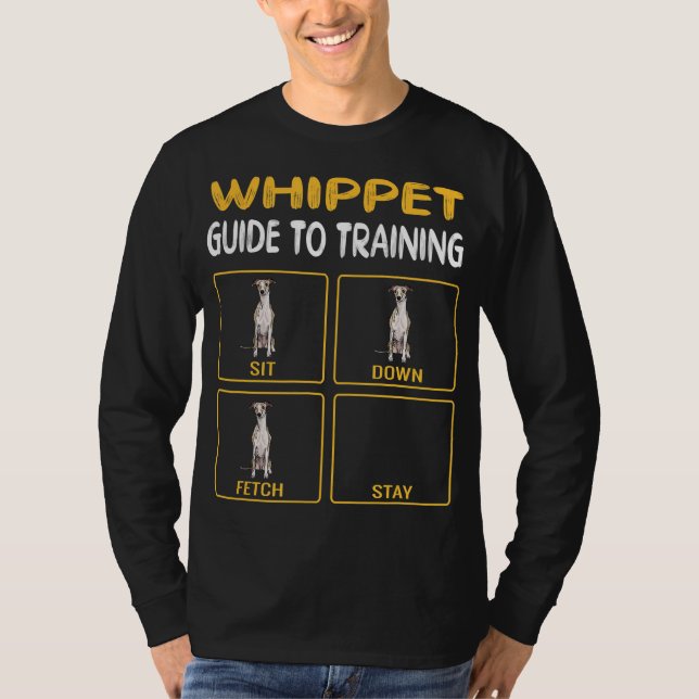 whippet guide to training dog obedience T-Shirt (Front)