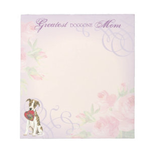 Whippet Heart Mum Notepad