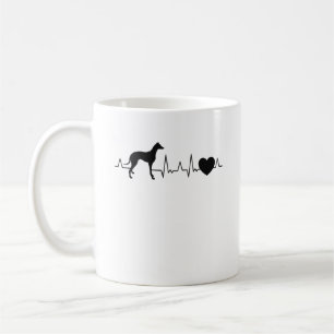 Whippet Herzschlag Windhund Sighthound Coffee Mug