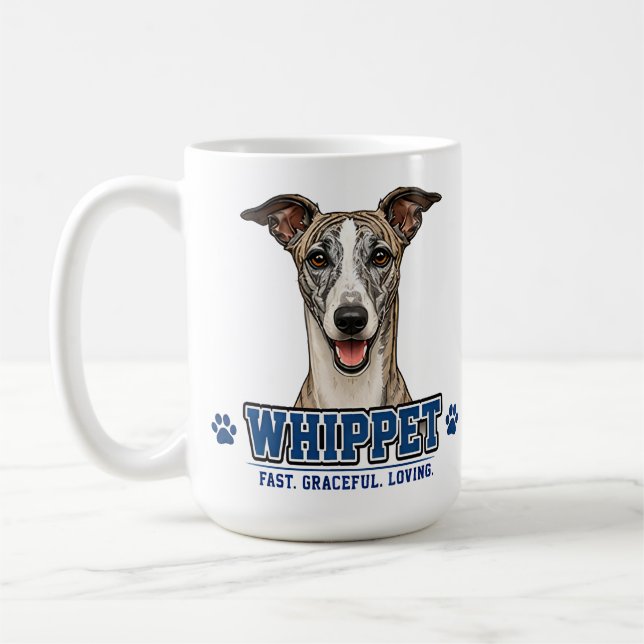 🐾 Whippet Lover Gift🐾 Coffee Mug (Left)