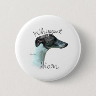 Whippet Mum 2 6 Cm Round Badge