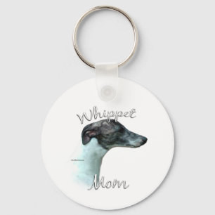 Whippet Mum 2 Key Ring