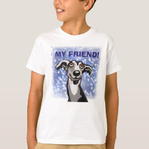 whippet my friend in starry night T-Shirt