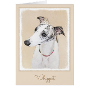 Whippet Painting - Cute Original Dog Art