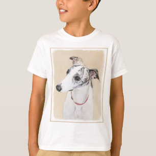 Whippet Painting - Cute Original Dog Art T-Shirt