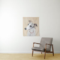 Whippet Painting - Cute Original Dog Art