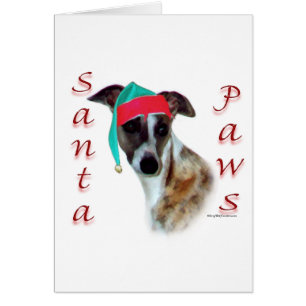 Whippet Santa Paws
