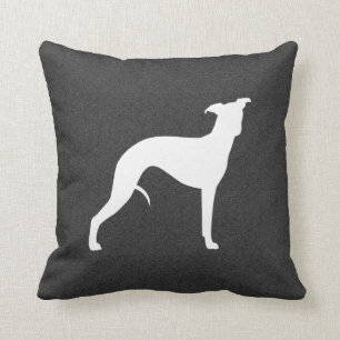Whippet Silhouette Cushion