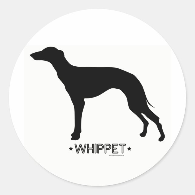 Whippet Sticker (Front)