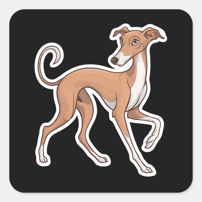 Whippet Sticker (Front)