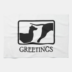Whippet Tea Towel