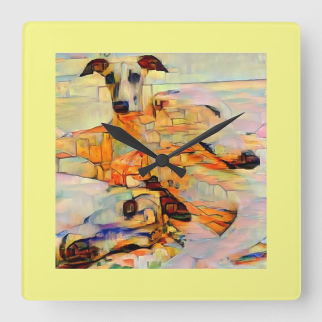 Whippet Wall Clock (Front)