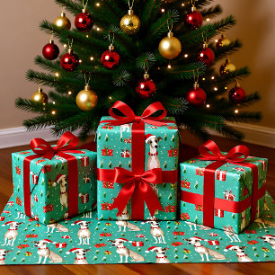 Whippet Whimsy Christmas Tissue Paper