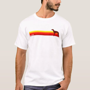 Whippet With Stripes T-Shirt